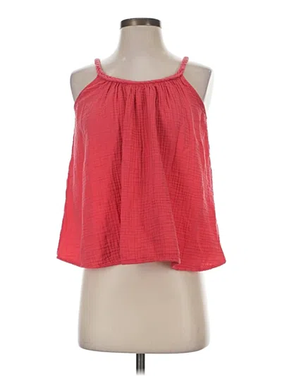 Pre-owned Universal Thread Tank Top Red Halter Neckline Tops