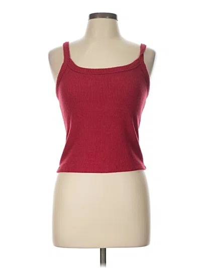 Pre-owned Universal Thread Tank Top Red Strapless Neckline Tops