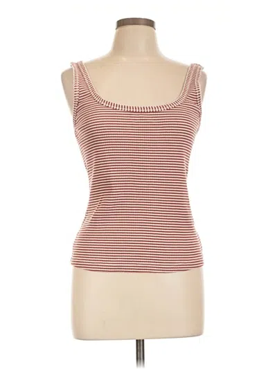 Pre-owned Universal Thread Tank Top Red Strapless Neckline Tops