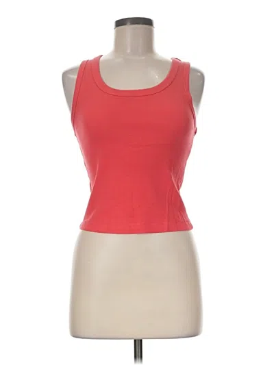 Pre-owned Universal Thread Tank Top Red Strapless Neckline Tops