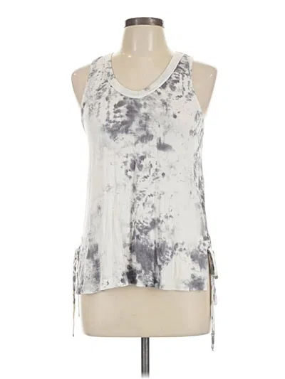 Pre-owned Universal Thread Tank Top Silver Halter Neckline Tops