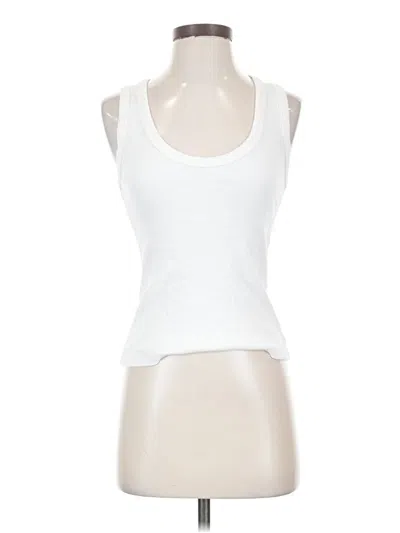 Pre-owned Universal Thread Tank Top White Halter Neckline Tops