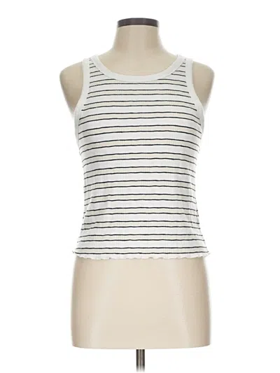 Pre-owned Universal Thread Tank Top White Halter Neckline Tops