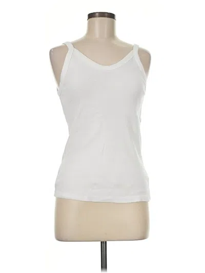 Pre-owned Universal Thread Tank Top White Halter Neckline Tops