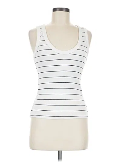 Pre-owned Universal Thread Tank Top White Halter Neckline Tops