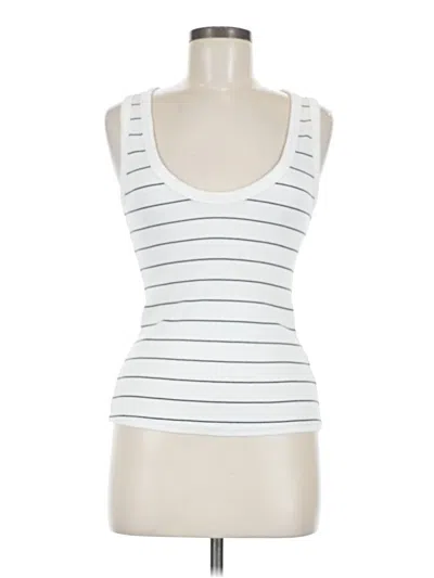 Pre-owned Universal Thread Tank Top White Strapless Neckline Tops