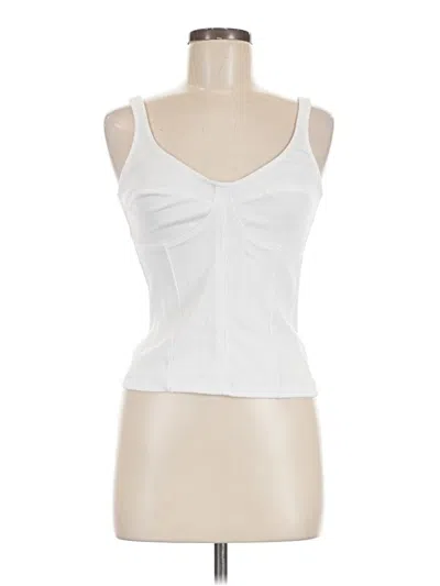Pre-owned Universal Thread Tank Top White Strapless Neckline Tops