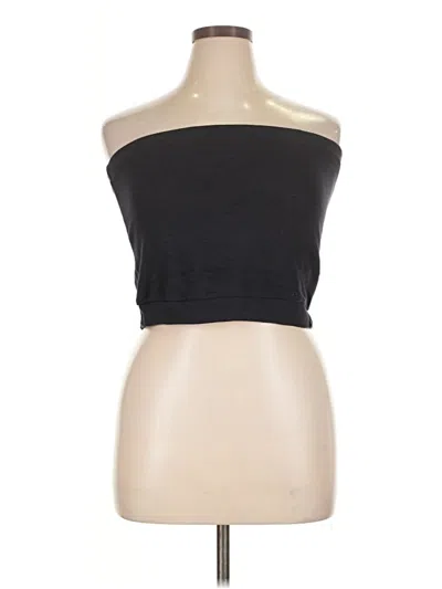 Pre-owned Universal Thread Tube Top Black Strapless Neckline Tops