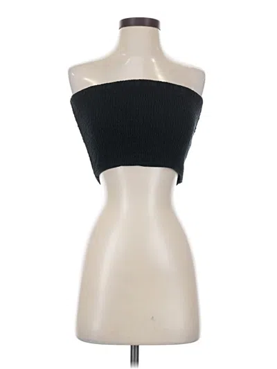 Pre-owned Universal Thread Tube Top Black Strapless Neckline Tops