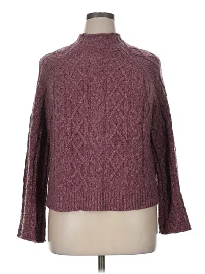 Pre-owned Universal Thread Turtleneck Sweater In Burgundy