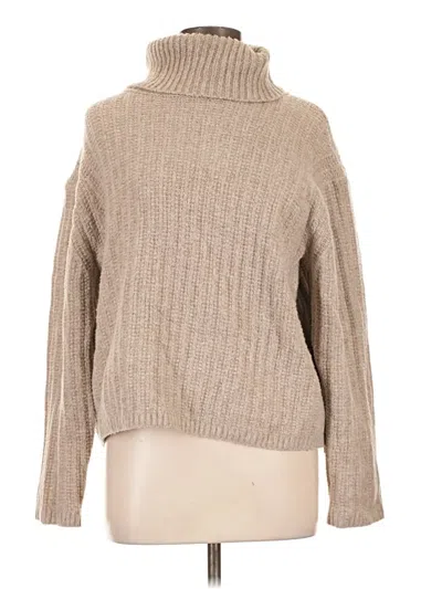 Pre-owned Universal Thread Turtleneck Sweater In Tan