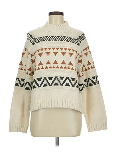 Pre-owned Universal Thread Turtleneck Sweater In White