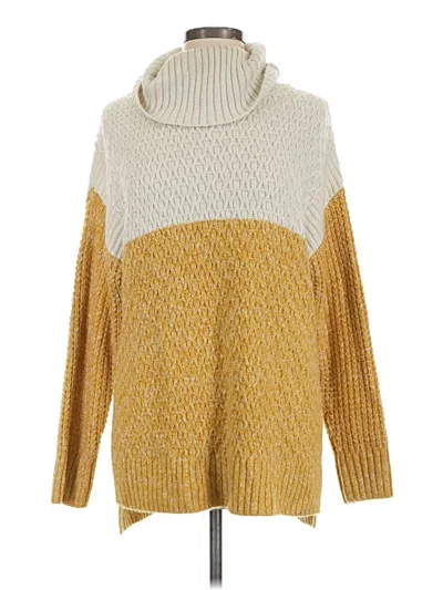 Pre-owned Universal Thread Turtleneck Sweater In Yellow