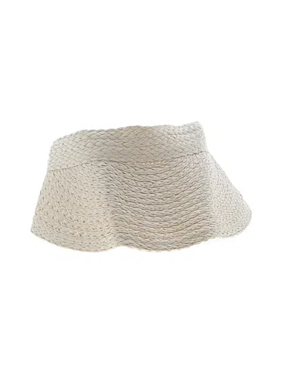 Pre-owned Universal Thread Visor In Ivory
