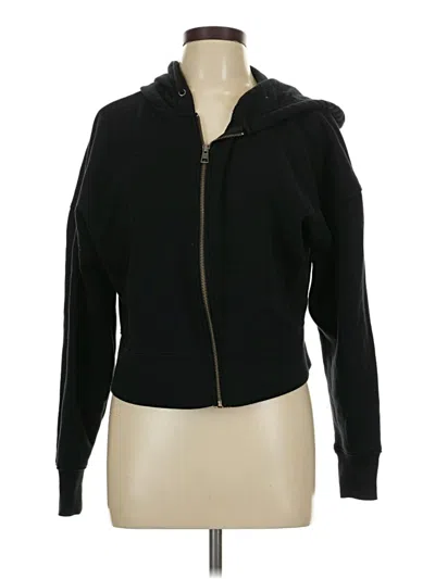 Pre-owned Universal Thread Zip Up Hoodie In Black