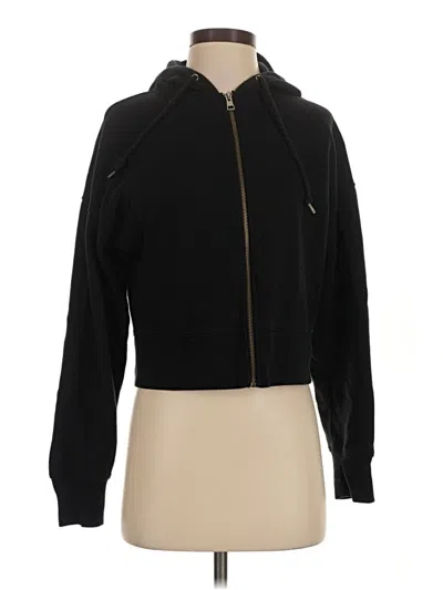 Pre-owned Universal Thread Zip Up Hoodie In Black
