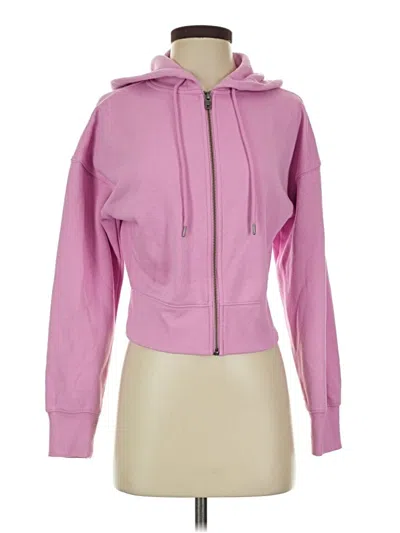 Pre-owned Universal Thread Zip Up Hoodie In Pink