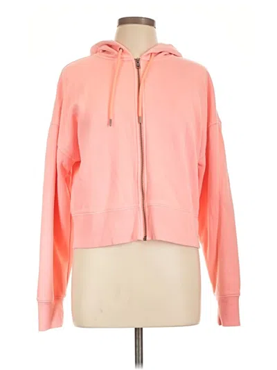Pre-owned Universal Thread Zip Up Hoodie In Pink