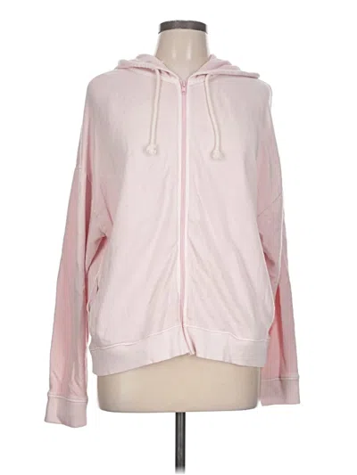 Pre-owned Universal Thread Zip Up Hoodie In Pink
