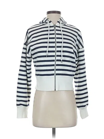 Pre-owned Universal Thread Zip Up Hoodie In Silver