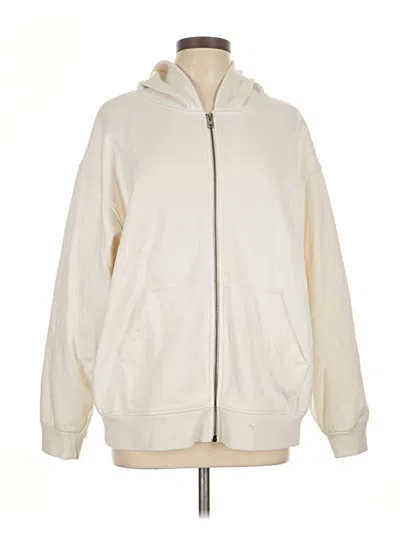 Pre-owned Universal Thread Zip Up Hoodie In White