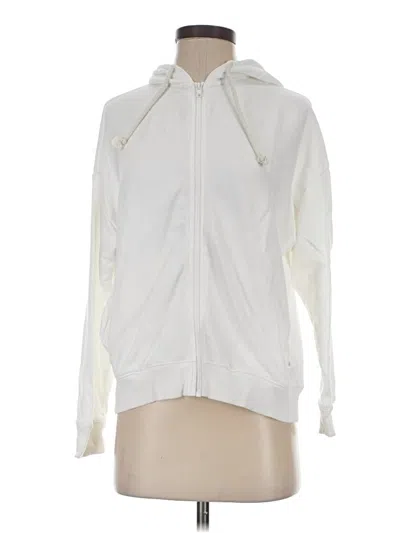 Pre-owned Universal Thread Zip Up Hoodie In White