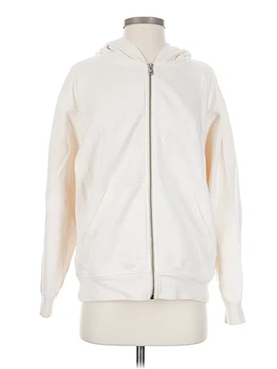 Pre-owned Universal Thread Zip Up Hoodie In White