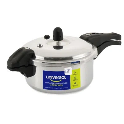 Universal Ultra Pressure Cooker, Pressure Pot With 6 Safety Systems, Aluminum Pressure Cooker For 4 Servings,  In Silver