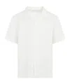 Universal Works A Short Sleeved Shirt In White