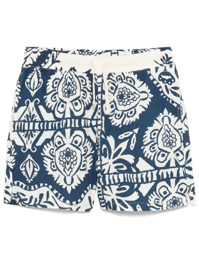 Universal Works Action Shorts In Blue