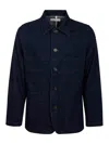 Universal Works Bakers C Jacket In Medium Wash