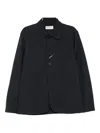 Universal Works Bakers Linen Jacket In Blue