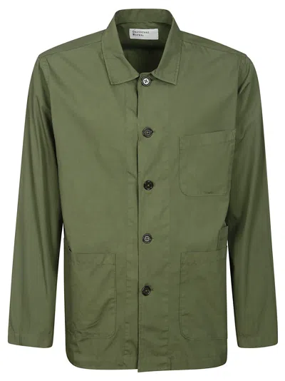 Universal Works Bakers Overshirt In Birch