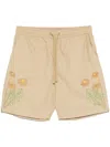 Universal Works X Flower Mountain Beach Shorts 7.5 Sand In Neutrals