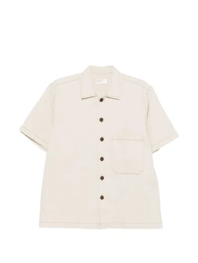 Universal Works Beige Man Shirt In Neutral