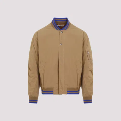 UNIVERSAL WORKS BEIGE SAND NS BOMBER JACKET