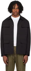 Universal Works Black Mw Fatigue Jacket In Black