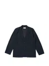Universal Works 버튼 텍스처 재킷 In Blue