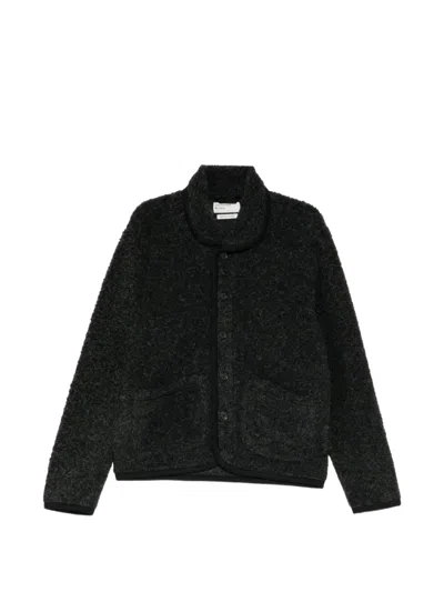 Universal Works Bouclet Jacket In Black