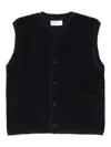 Universal Works Button-fastening Vest In Black