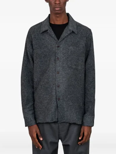 Universal Works Button-up Shirt In Gray
