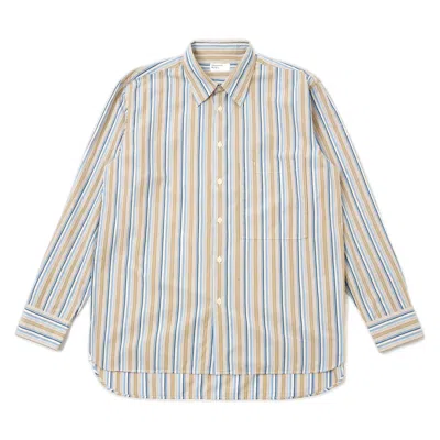Universal Works Camivism  Square Pocket Shirt Pop Multi Stripe - Multi
