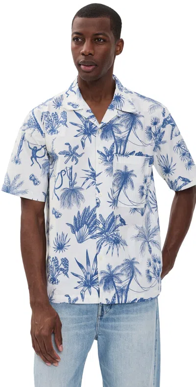 Universal Works Camp Shirt White