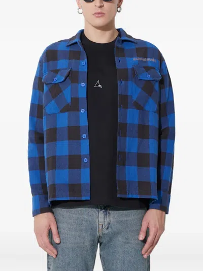 Universal Works Checked Long-sleeve Shirt In Multi