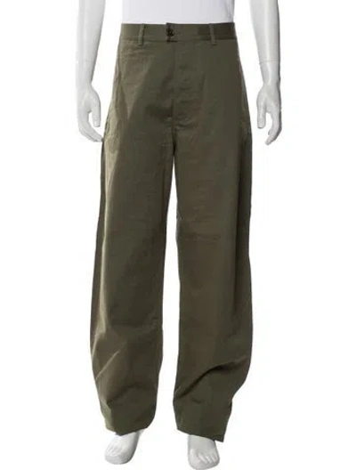 Pre-owned Universal Works Chinos In Green