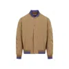 Universal Works Sand Ns Bomber Recycled Polyamide Jacket In Beige