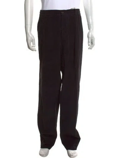 Pre-owned Universal Works Corduroy Pants In Black