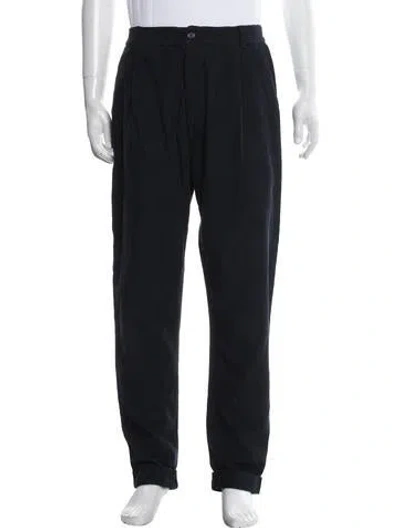 Pre-owned Universal Works Corduroy Pants In Black
