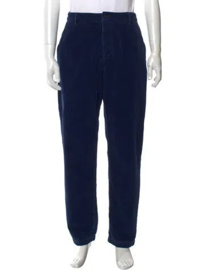 Pre-owned Universal Works Corduroy Pants In Blue