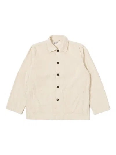 Universal Works Corduroy Pocket Jacket In White